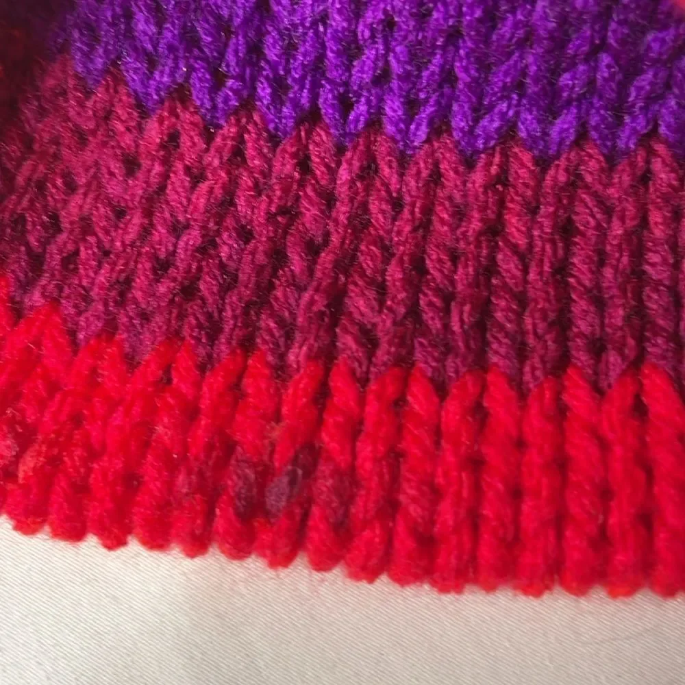 Adorable Reversible Baby Beanie Hat Bright & Cheery